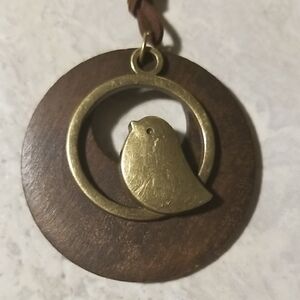 Gold Bird  Necklace Costume jewelry